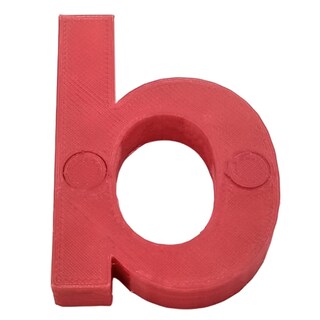 Foto 2 | Letras 3D Art Mxafd-019 1 Pieza Rojo