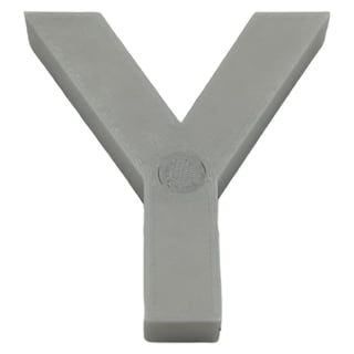 Foto 1 | Letra Decorativa para Pared 3D Art MXAFY-161 1 Pieza Gris