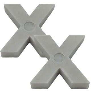 Foto 1 | Letras Decorativas para Pared 3D Art MXAFY-160 2 Piezas Gris