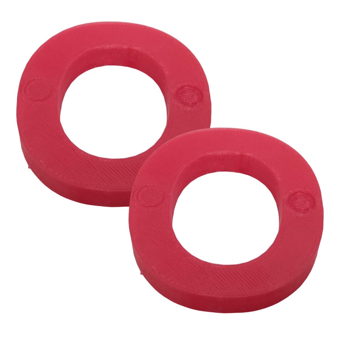 Letras Decorativa Creativa 3D Art 2 Piezas Rojo
