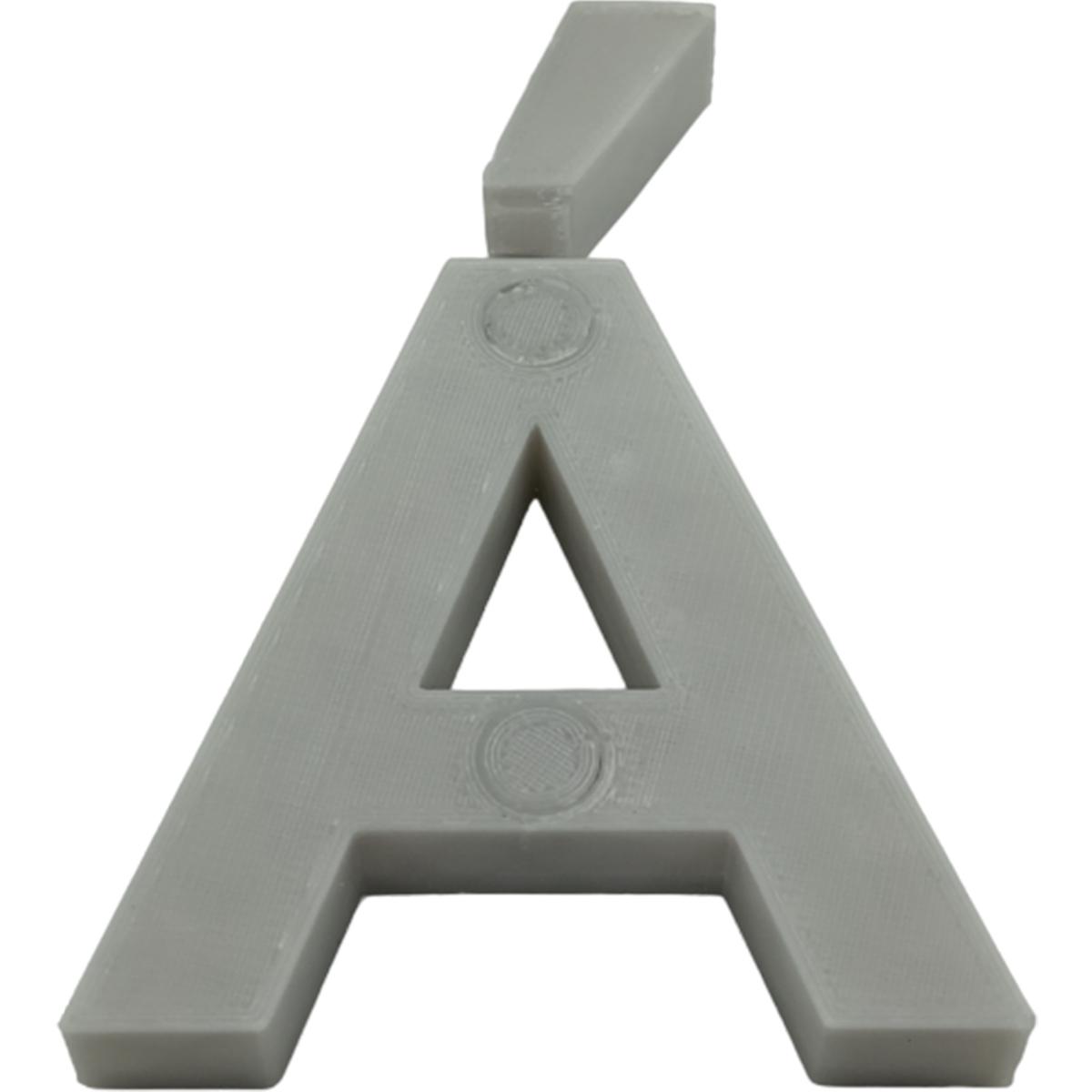 Letras 3d Art Mxafy-003 1 Pieza Gris