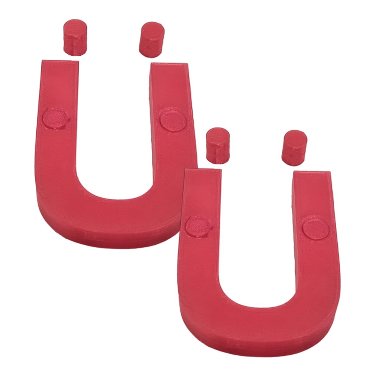 Foto 3 pulgar | Alfabeto 3d Art Mxafd-140 2 Piezas Rojas