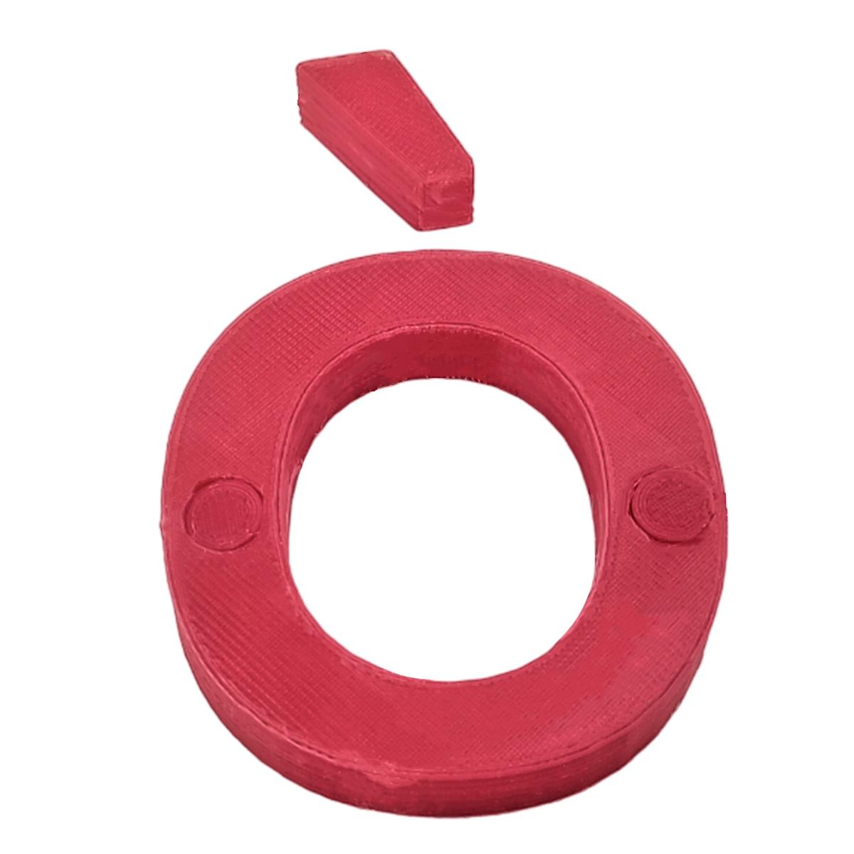 Letras Decorativa Profesionales 3D Art 1 Pieza Rojo