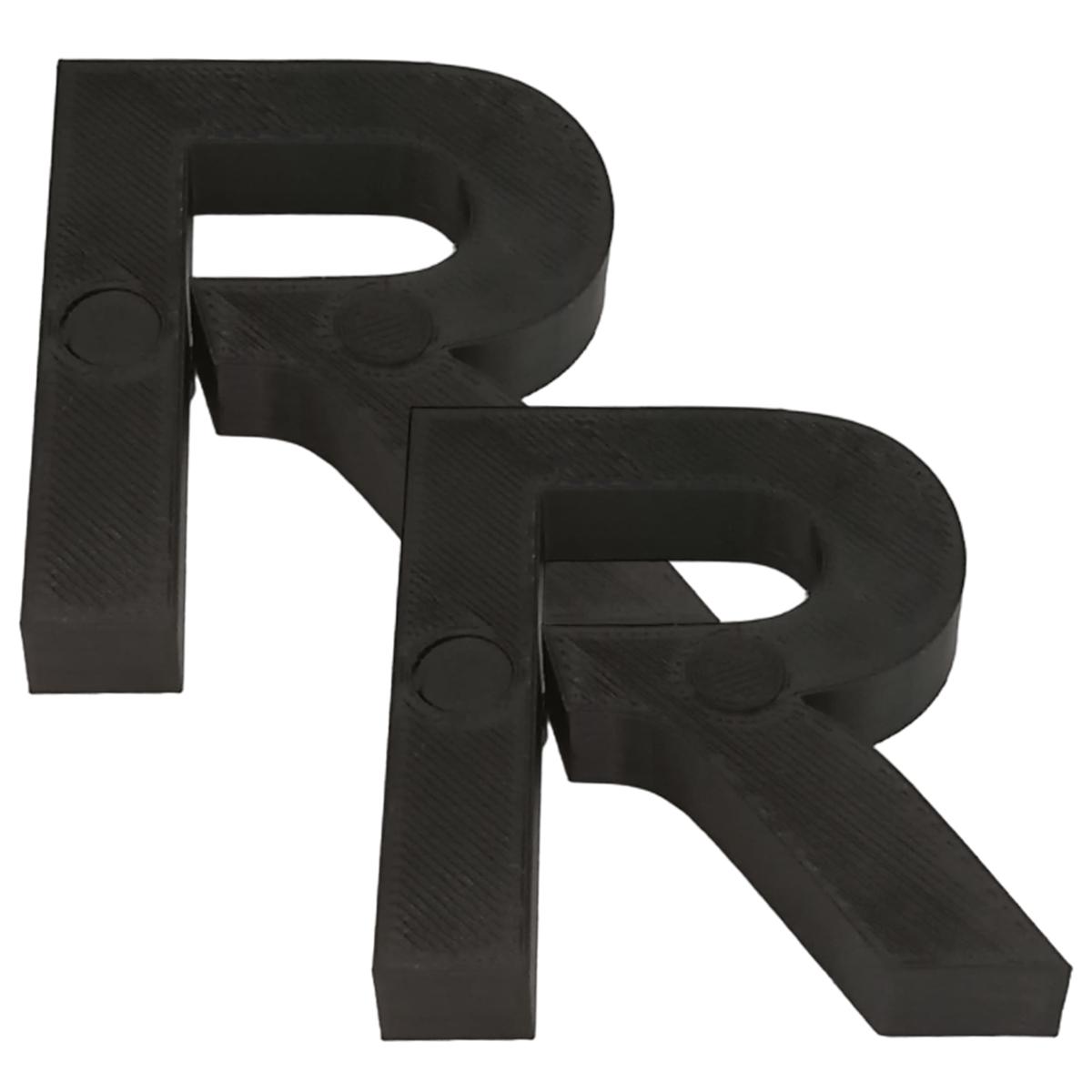 Letras Proyectos Creativa 3D Art 2 Piezas Negro