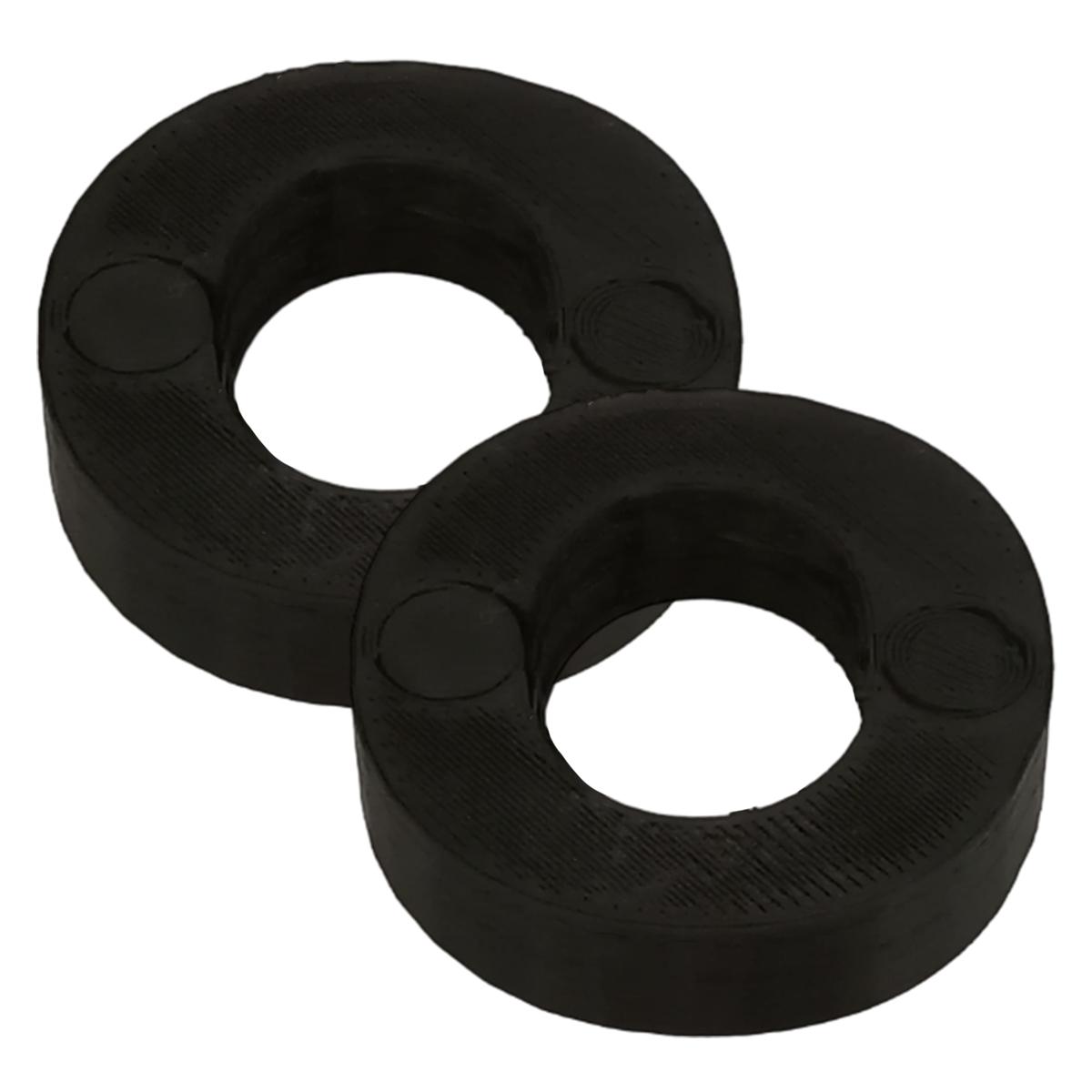 Letras O 3D Art Negras 2 Piezas