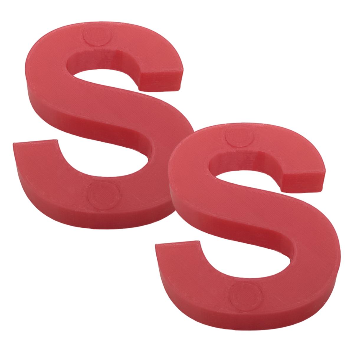 Foto 2 | Letras 3D Art Mxafd-126 2 Piezas Rojo