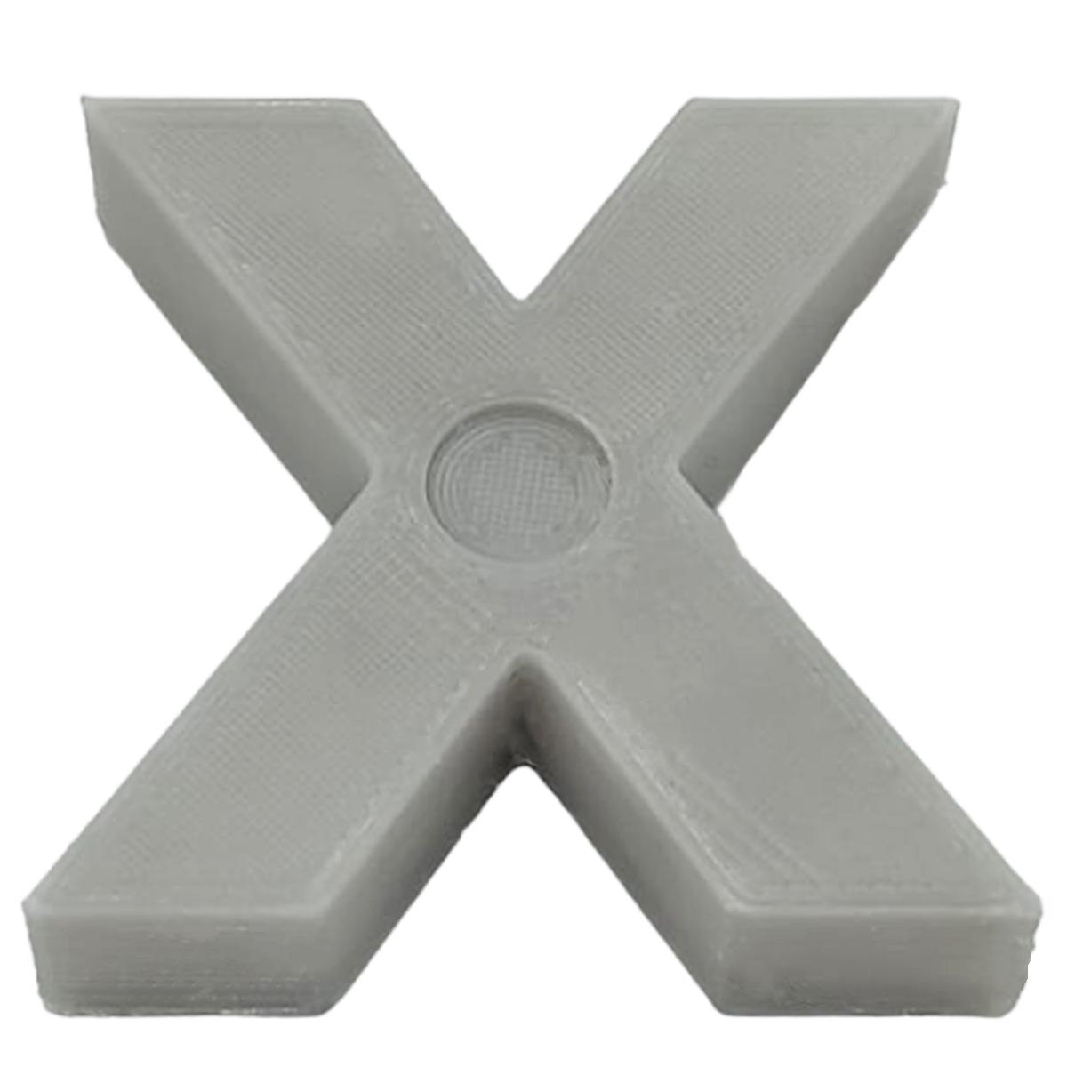 Foto 2 pulgar | Letra Decorativa para Pared 3D Art MXAFY-159 1 Pieza Gris