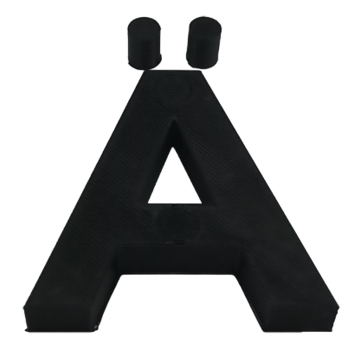 Letras 3D Art Mxafb-007 1 Pieza Negro