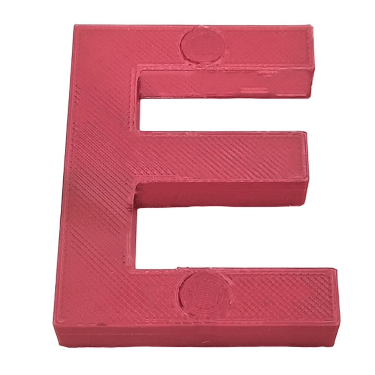 Letras 3D Art Mxafd-029 1 Pieza Rojo