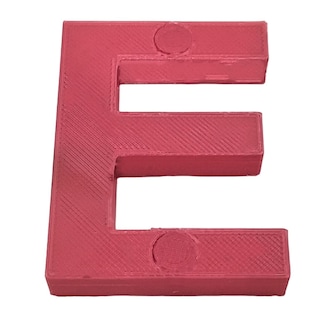 Foto 1 | Letras 3D Art Mxafd-029 1 Pieza Rojo