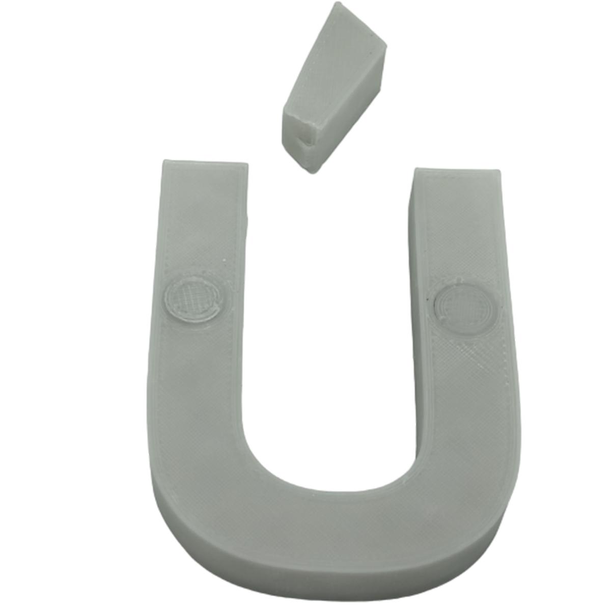 Foto 2 pulgar | Alfabeto Con Acabado Profesional 3d3d Art Mxafy-137 1 Pieza Gris