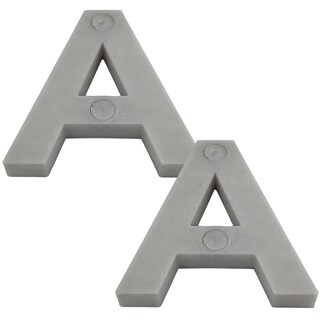 Foto 1 | Letras 3d Art Mxafy-002 2 Piezas Grises