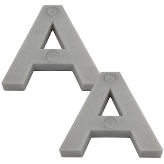Foto 2 | Letras 3d Art Mxafy-002 2 Piezas Grises
