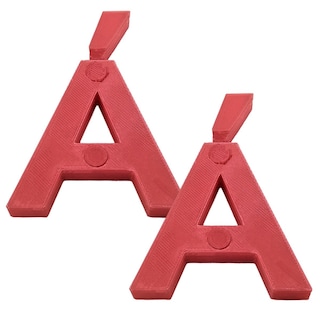 Foto 1 | Abecedario Para La Educación3d Art Mxafd-004 2 Piezas Rojo