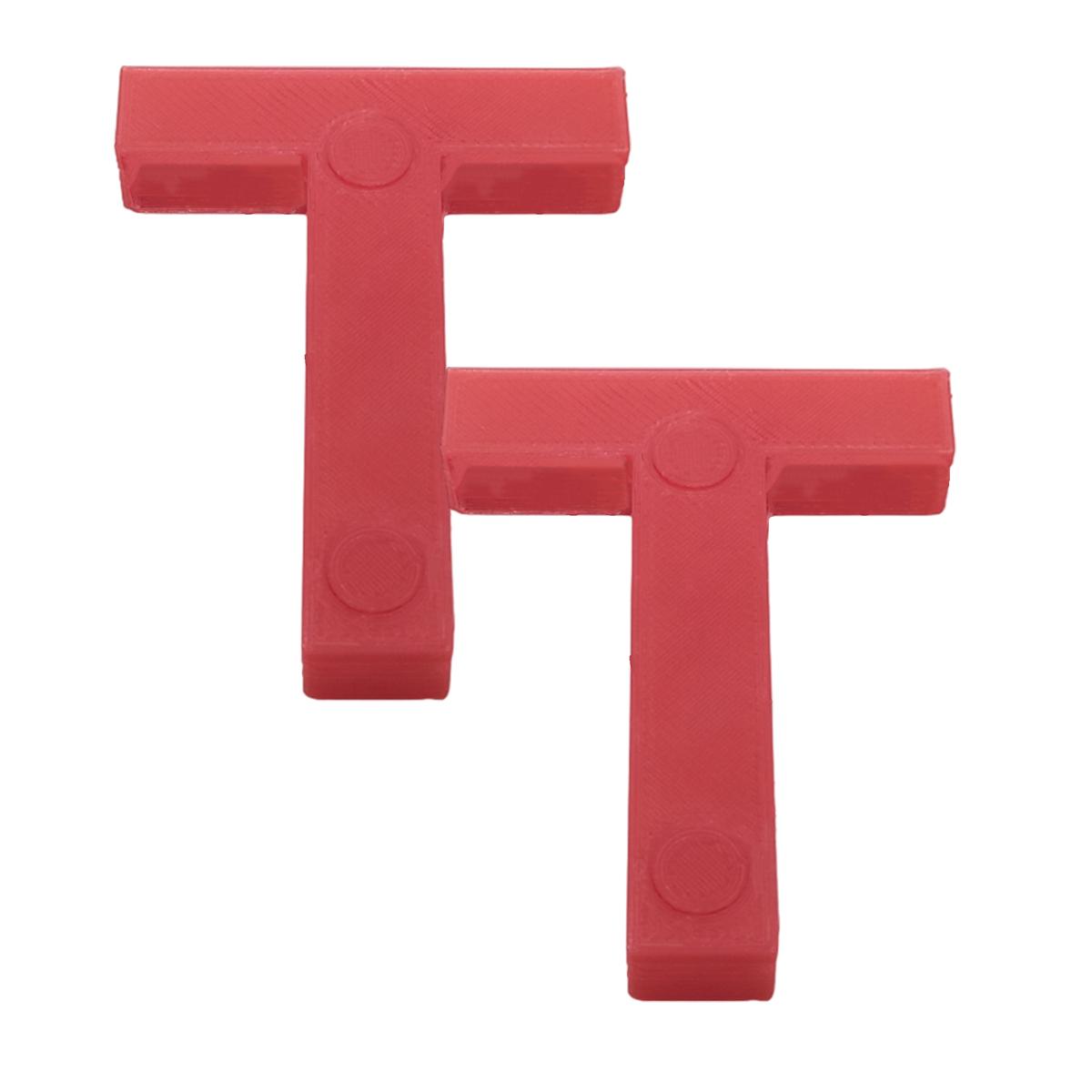 Letras 3D Art Mxafd-130 2 Piezas Rojo