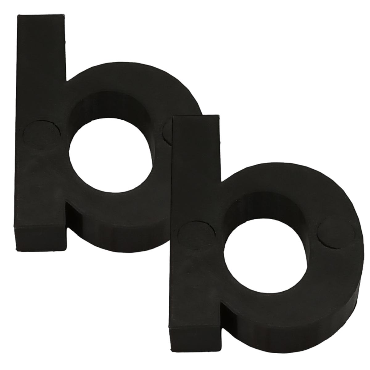 Foto 2 pulgar | Letras B 3D Art Negras 2 Piezas