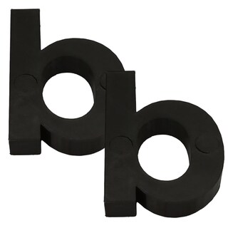 Foto 1 | Letras B 3D Art Negras 2 Piezas