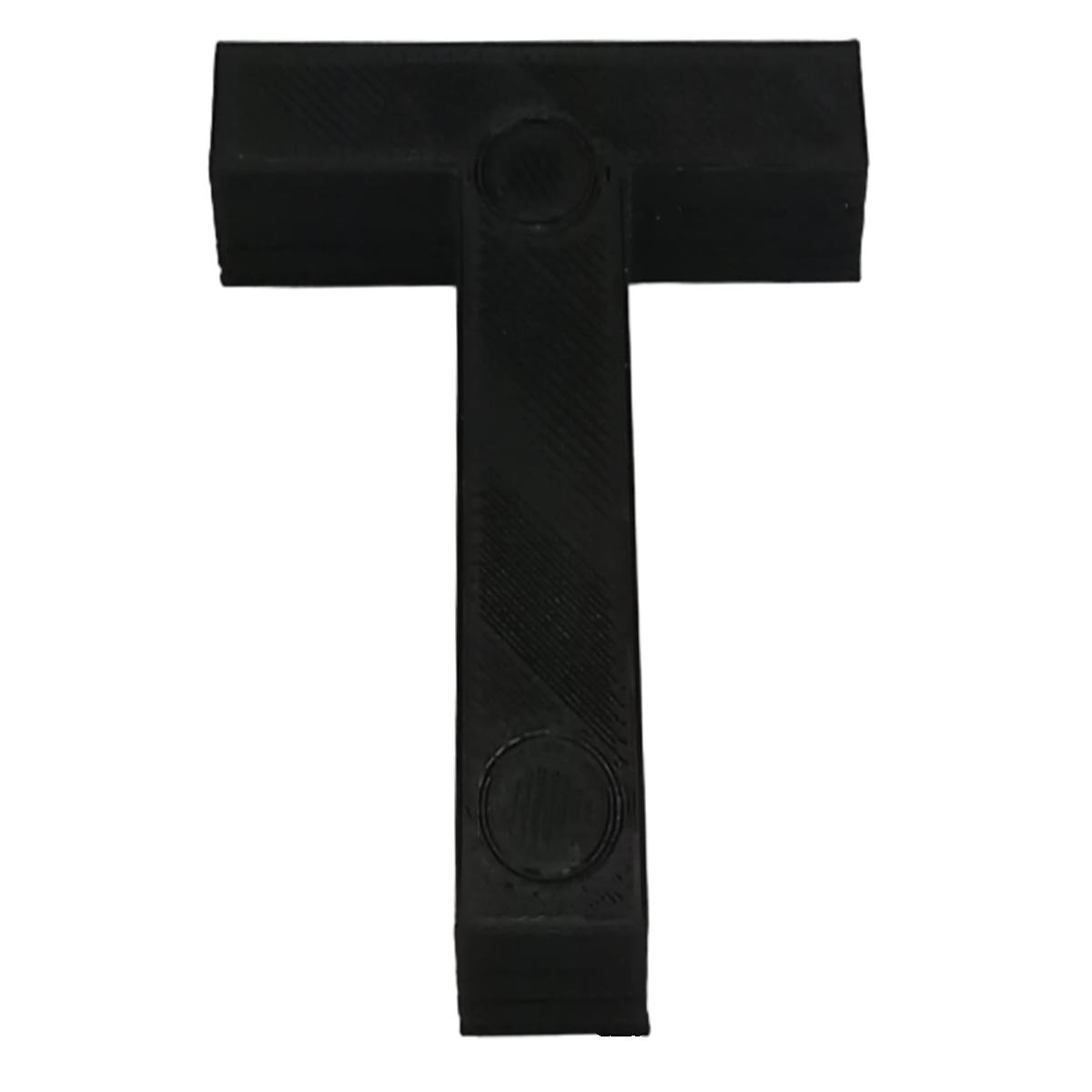 Foto 2 pulgar | Letra T 3D Art Negra