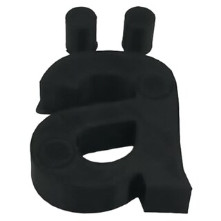 Foto 1 | Letra Decorativa Creativas 3d Art Mxafb-015 1 Pieza Negra