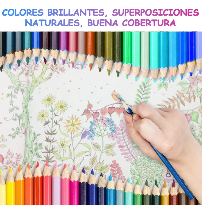 Foto 3 pulgar | Lápices De Colores Xtellar 48 Piezas