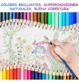 Foto 2 | Lápices De Colores Xtellar 48 Piezas