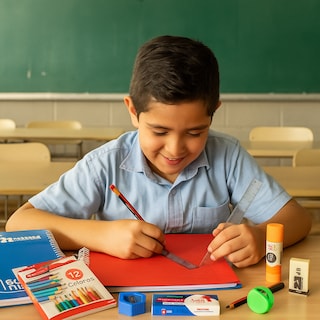 Foto 5 | Kit Escolar Básico Ideal Para Regreso A Clases Artículos De Útiles Escolares Esenciales Listas Escolares De Pr