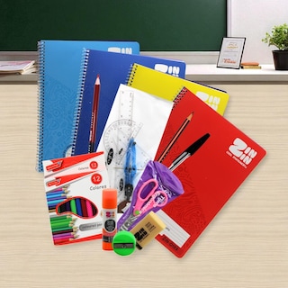 Foto 8 | Kit Escolar Económico Ideal Para Regreso A Clases Artículos De Útiles Escolares Esenciales Listas Escolares Pr