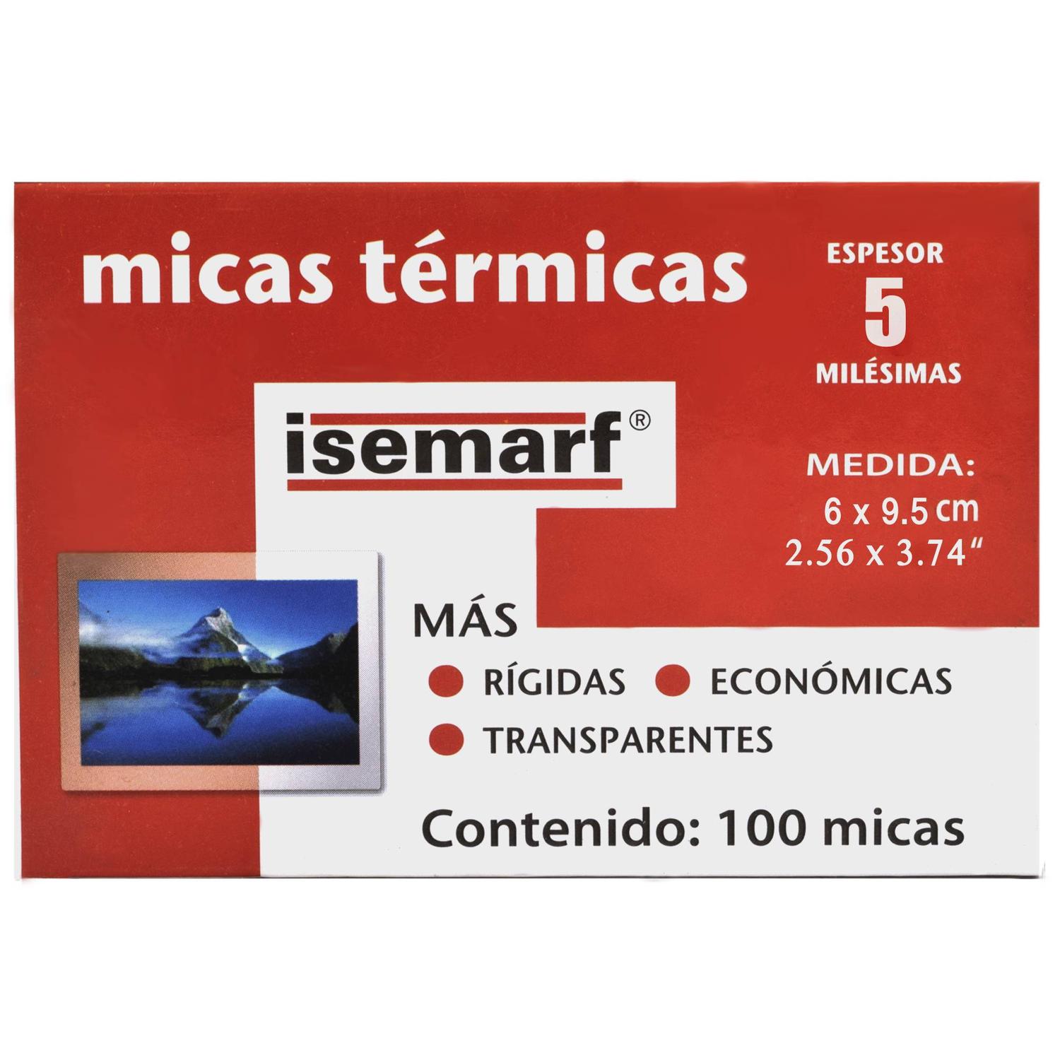Foto 3 pulgar | Micas Térmicas 100 Piezas Calibre 5 6.5 X 9.5 Cm Isemarf
