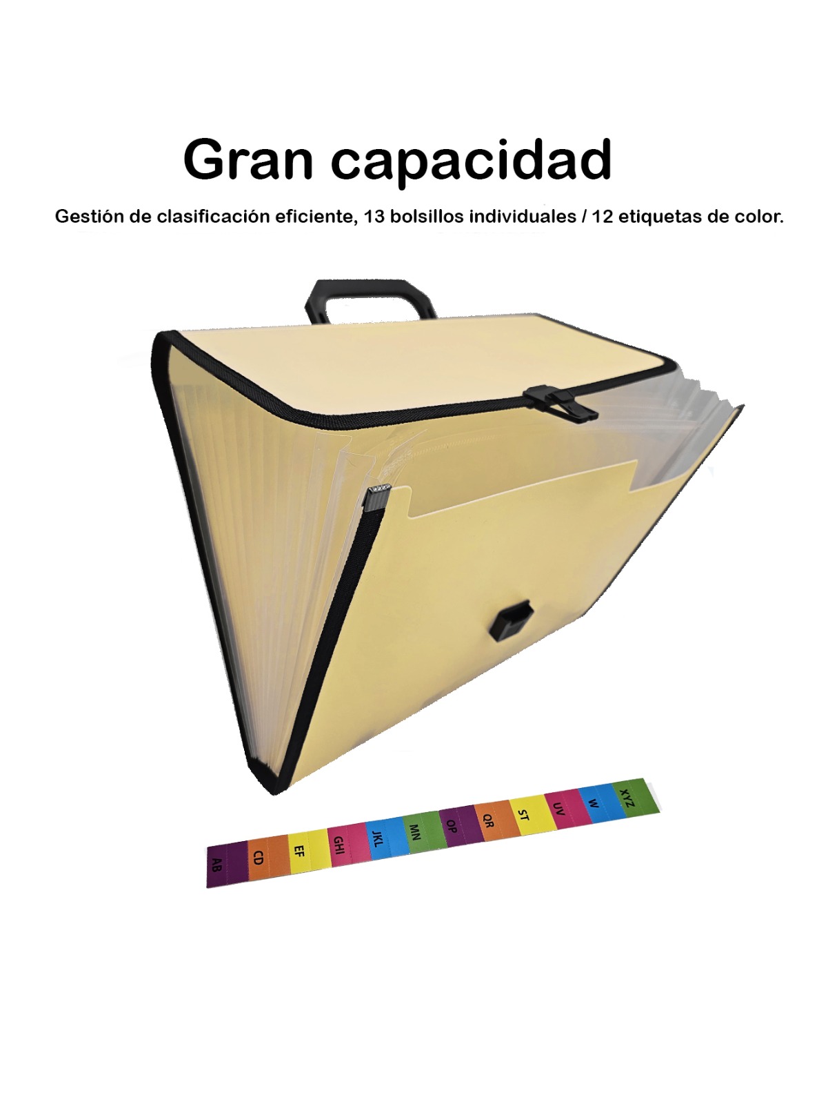 Foto 1 | 2 Piezas Folder Archivero Amarillo