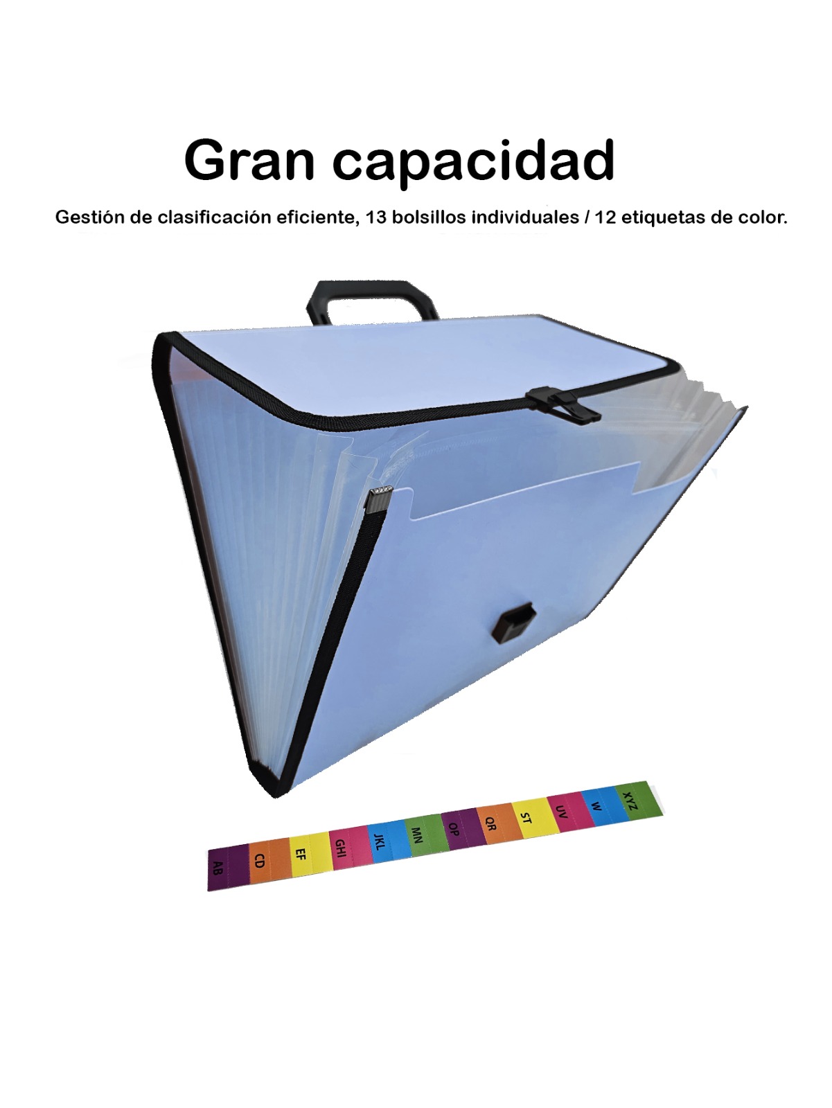 Foto 1 | 2 Piezas Folder Archivero Azul
