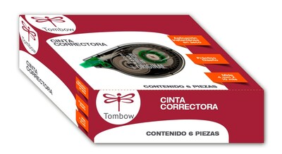 Foto 1 | Cinta Correctora Tombow 4 Mm X 10m 6 Piezas