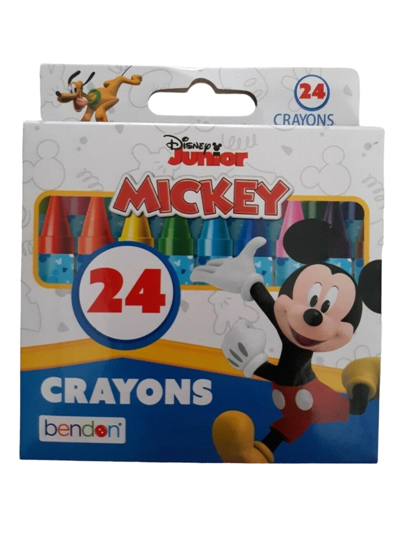 Foto 2 pulgar | 24 Crayones Mickey Mouse Disney Estandar Redondos Delgados