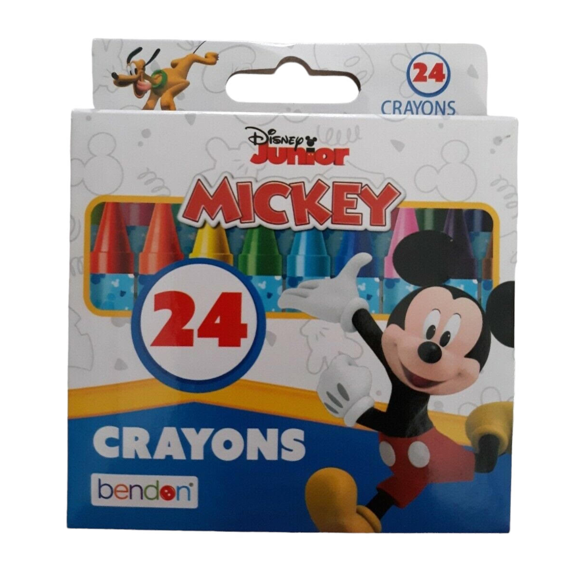 Foto 3 pulgar | 24 Crayones Mickey Mouse Disney Estandar Redondos Delgados