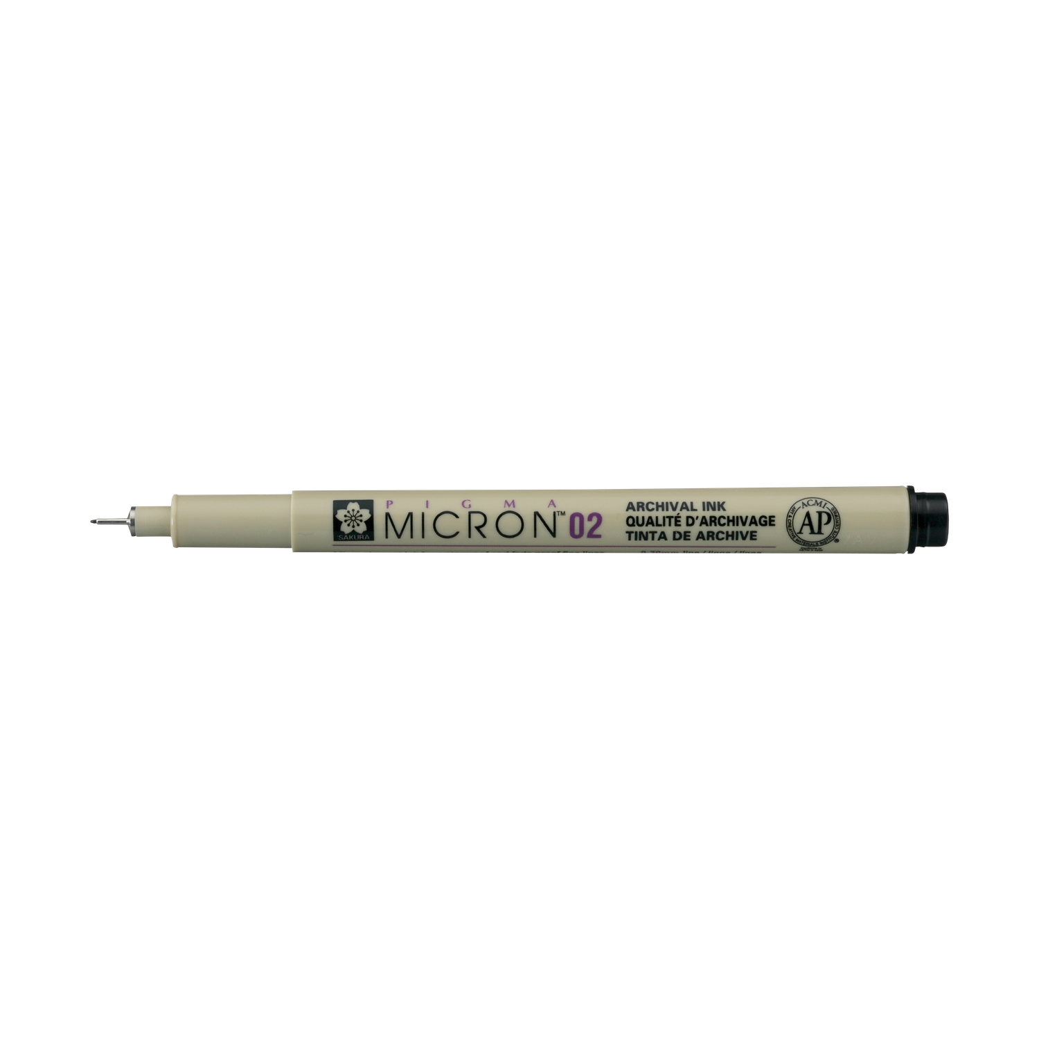 Estilografo Pigma 02 0.3mm Negro Sakura