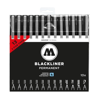 Foto 1 | Set De 13 Estilografos Blackliner #200495 Molotow
