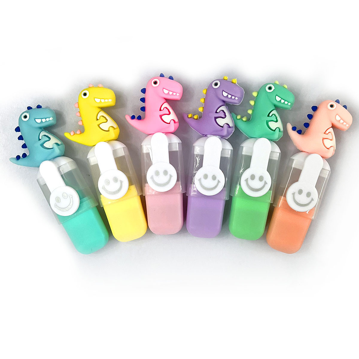 Foto 3 pulgar | Set De Marca Textos Dinosaurio -24 Paquete Color Vibrantes