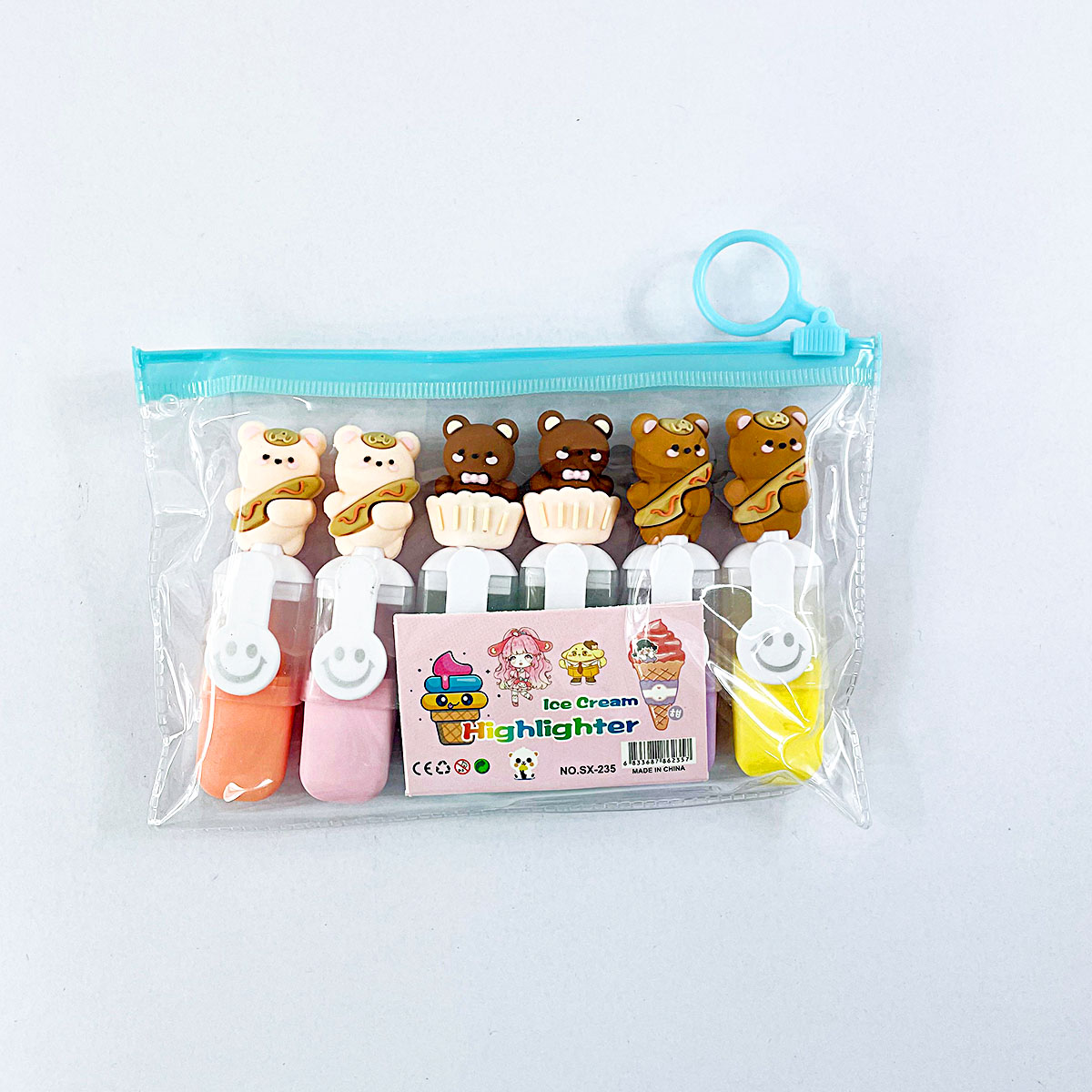 Foto 4 pulgar | Set de Marcatextos Osos Caja de 24 Paquetes con 6 Piezas C/U