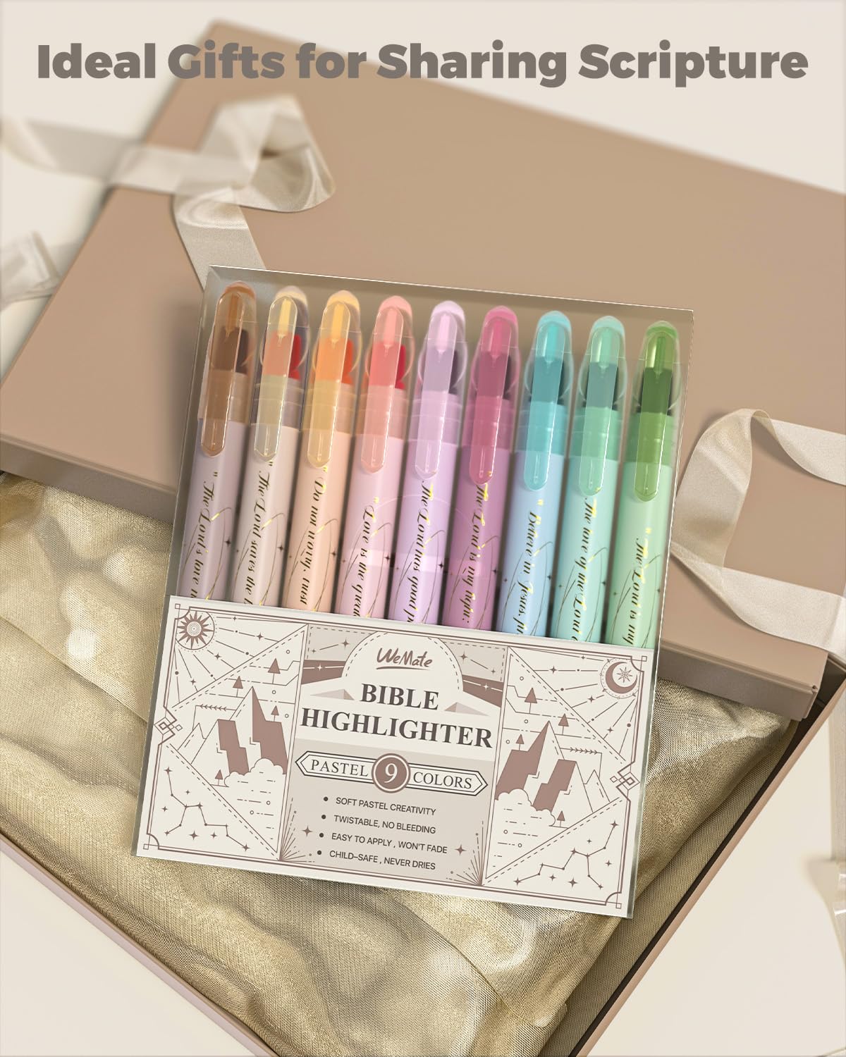 Foto 7 | Marcatextos Wemate Gel 9 Unidades Colores Variados - Venta Internacional