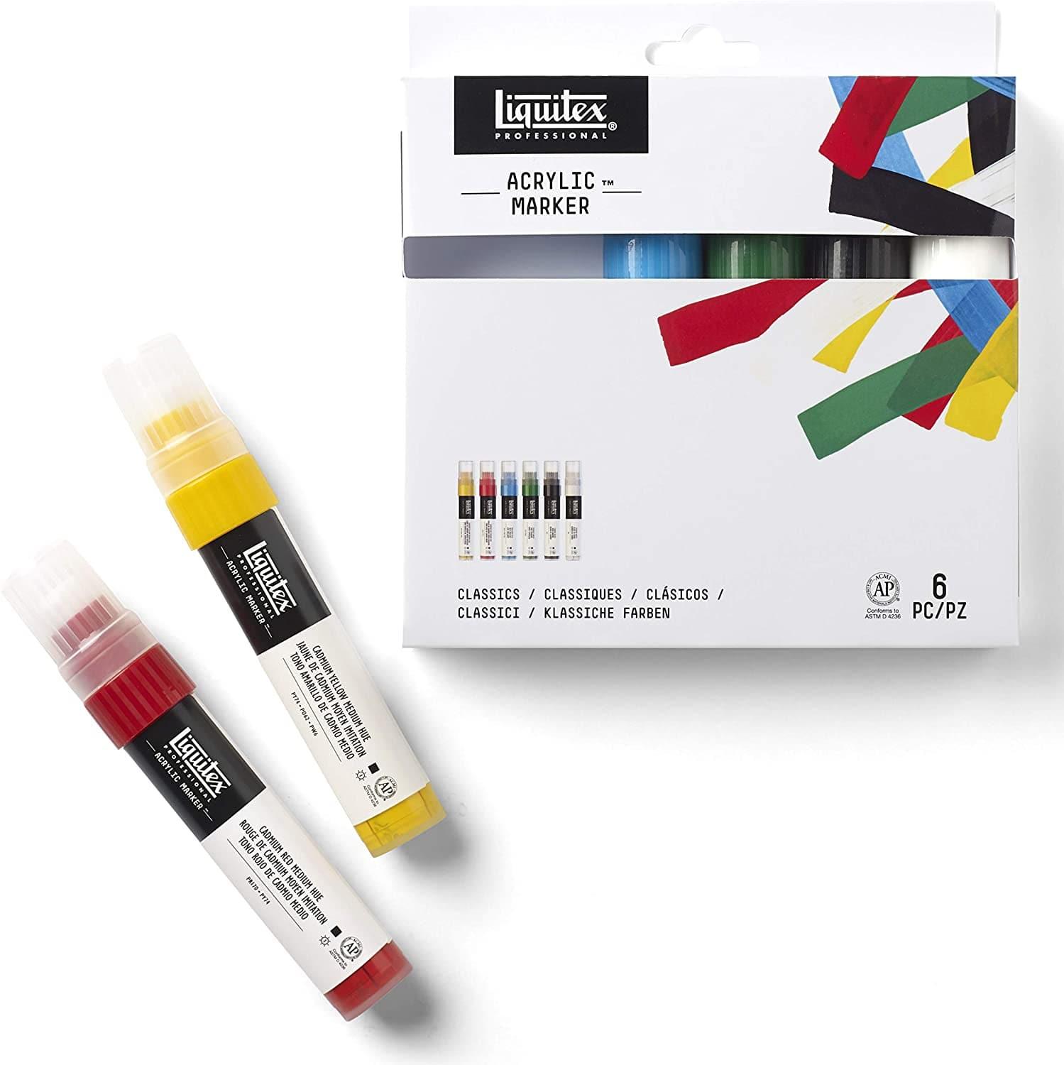 Foto 1 | Set Con 6 Marcadores 15 Mm Liquitex