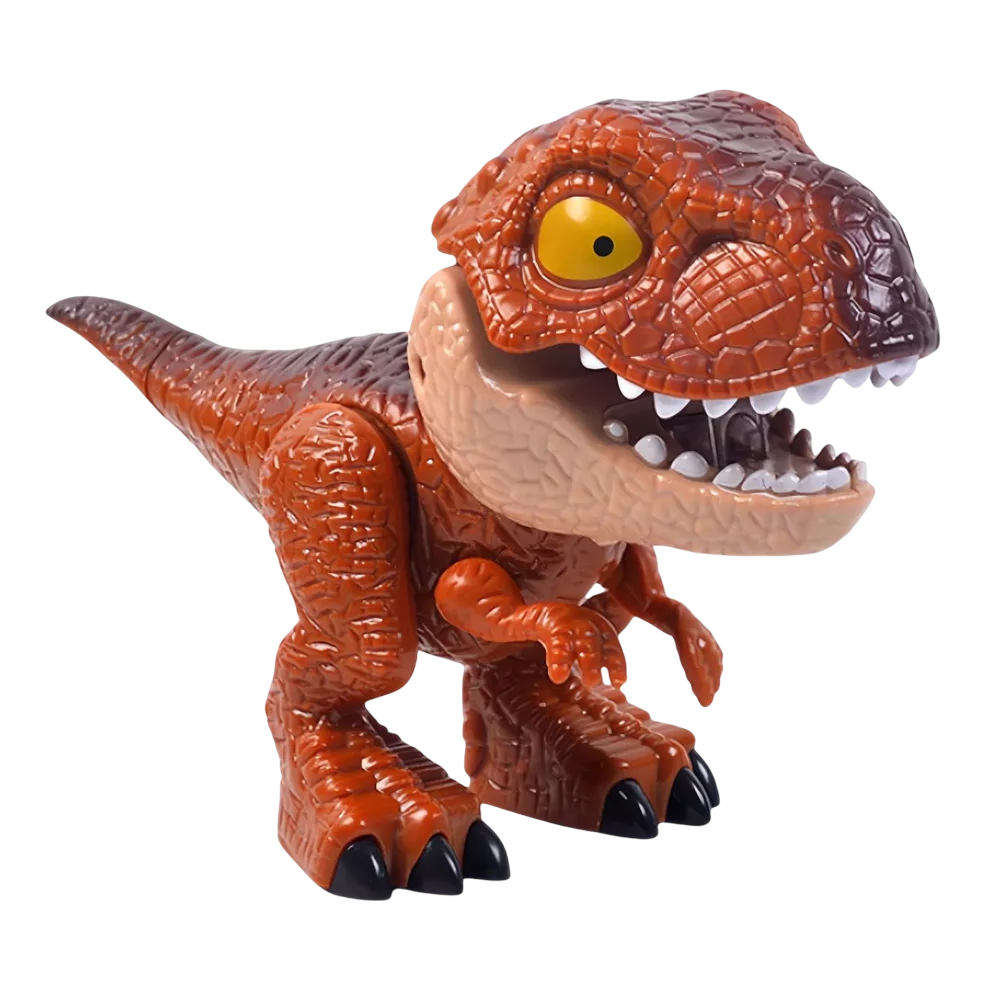 Foto 1 | Sacapuntas con Forma de Dinosaurio Café Útiles Escolares 5 en 1