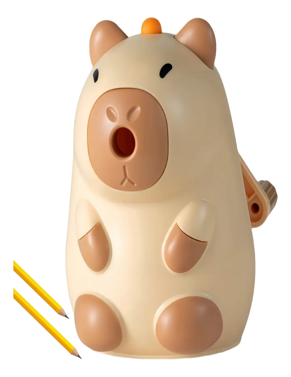 Foto 4 pulgar | Sacapuntas Portátil De Capibara +  Gratis Termo Güish De Regalo