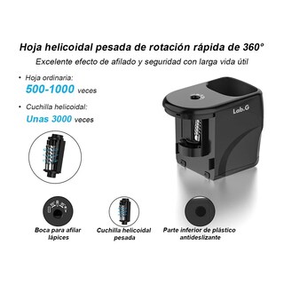Foto 4 | Sacapuntas Automático Negro
