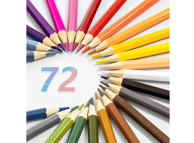 Foto 3 pulgar | Lapices Xtellar De 72 Colores Profesionales Set Arte De Lápiz Color