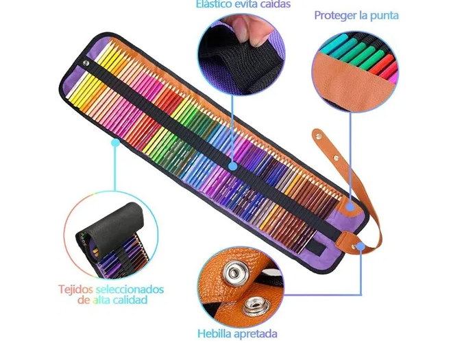Foto 4 pulgar | Lapices Xtellar De 72 Colores Profesionales Set Arte De Lápiz Color