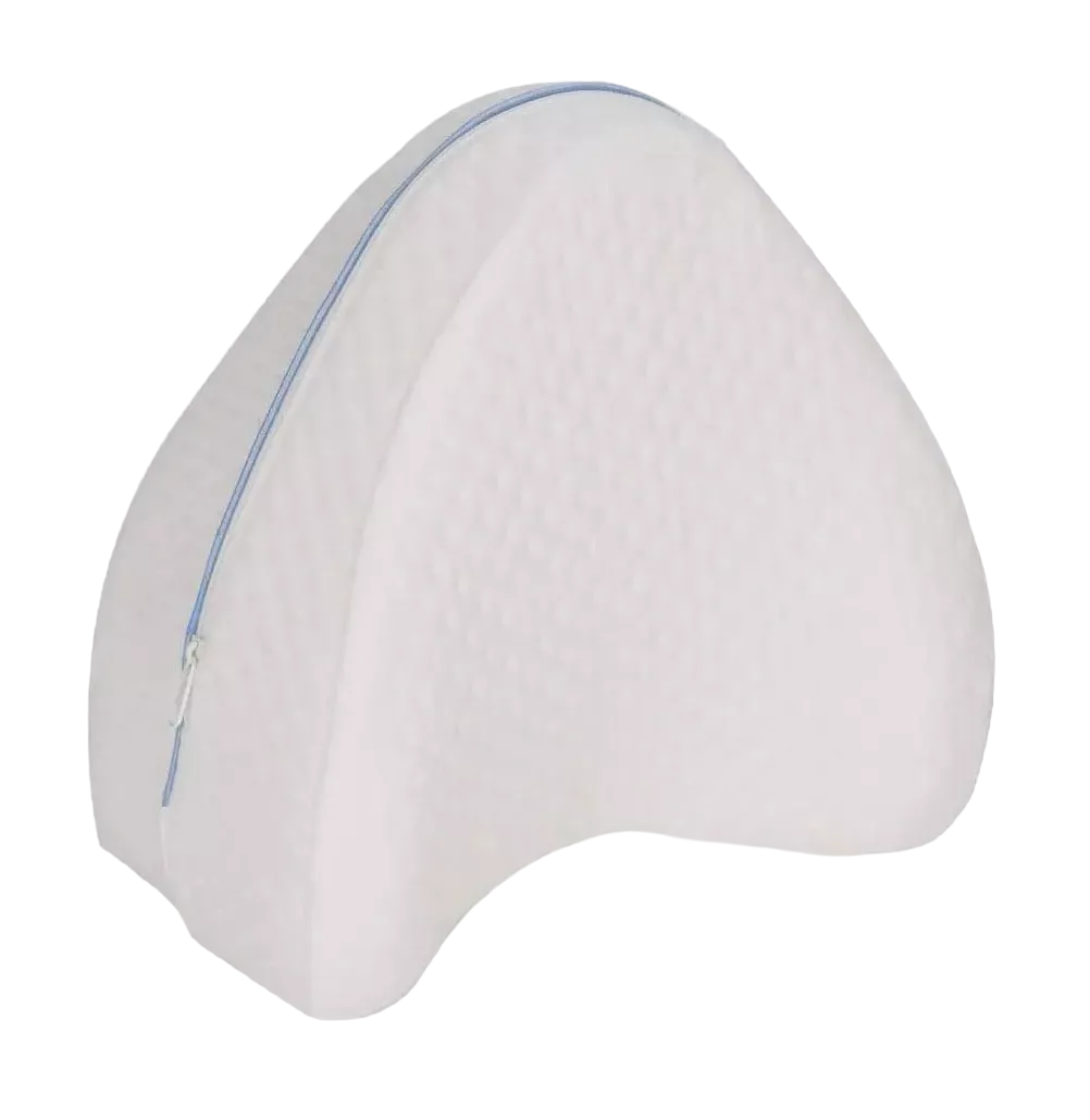 Foto 2 pulgar | Almohada Ortopedica Curva Ergonomica Piernas Rodillas, Blanco