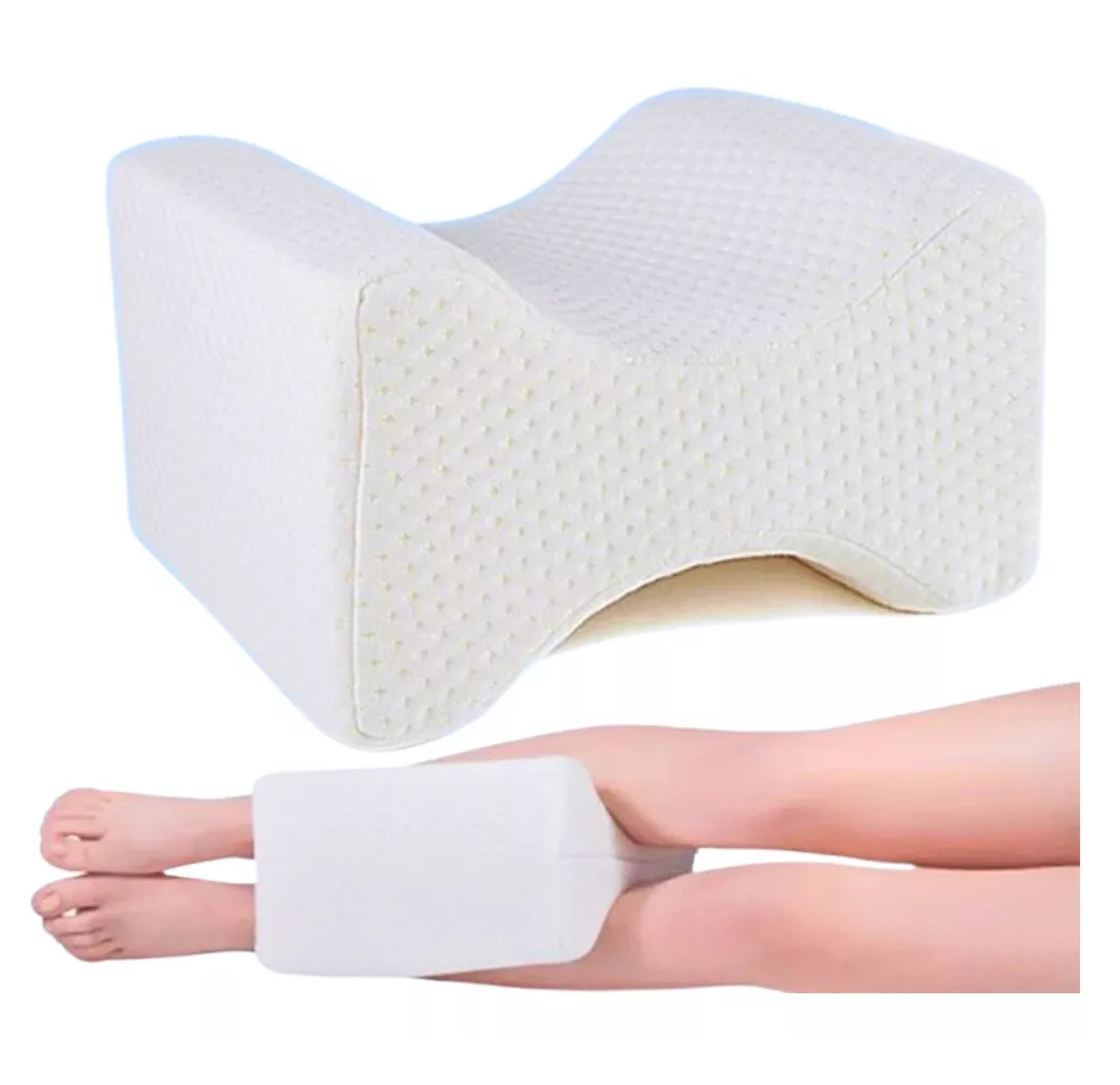 Foto 4 pulgar | Almohada Ortopédica Rodilla Piernas Memory Foam Color Blanco