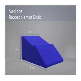 Foto 3 | Almohada Reposapiernas Elevación De Piernas Azul Rey Belug