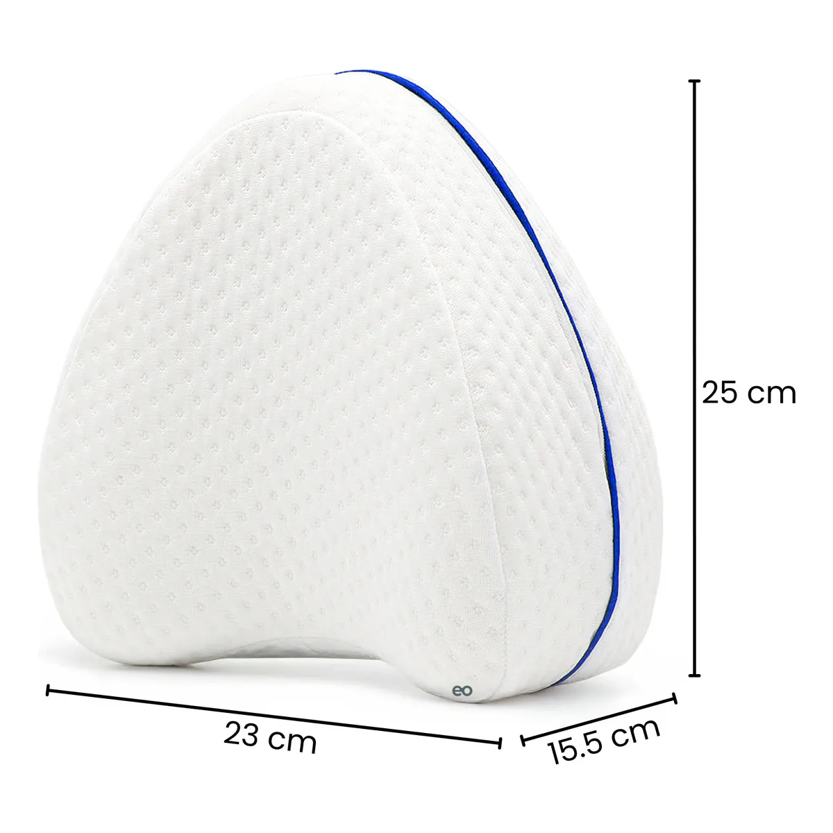 Foto 3 pulgar | Almohada Piernas Y Rodillas Descanso Ortopedica Memory Foam Eo Safe Imports Esi-20395 Blanco