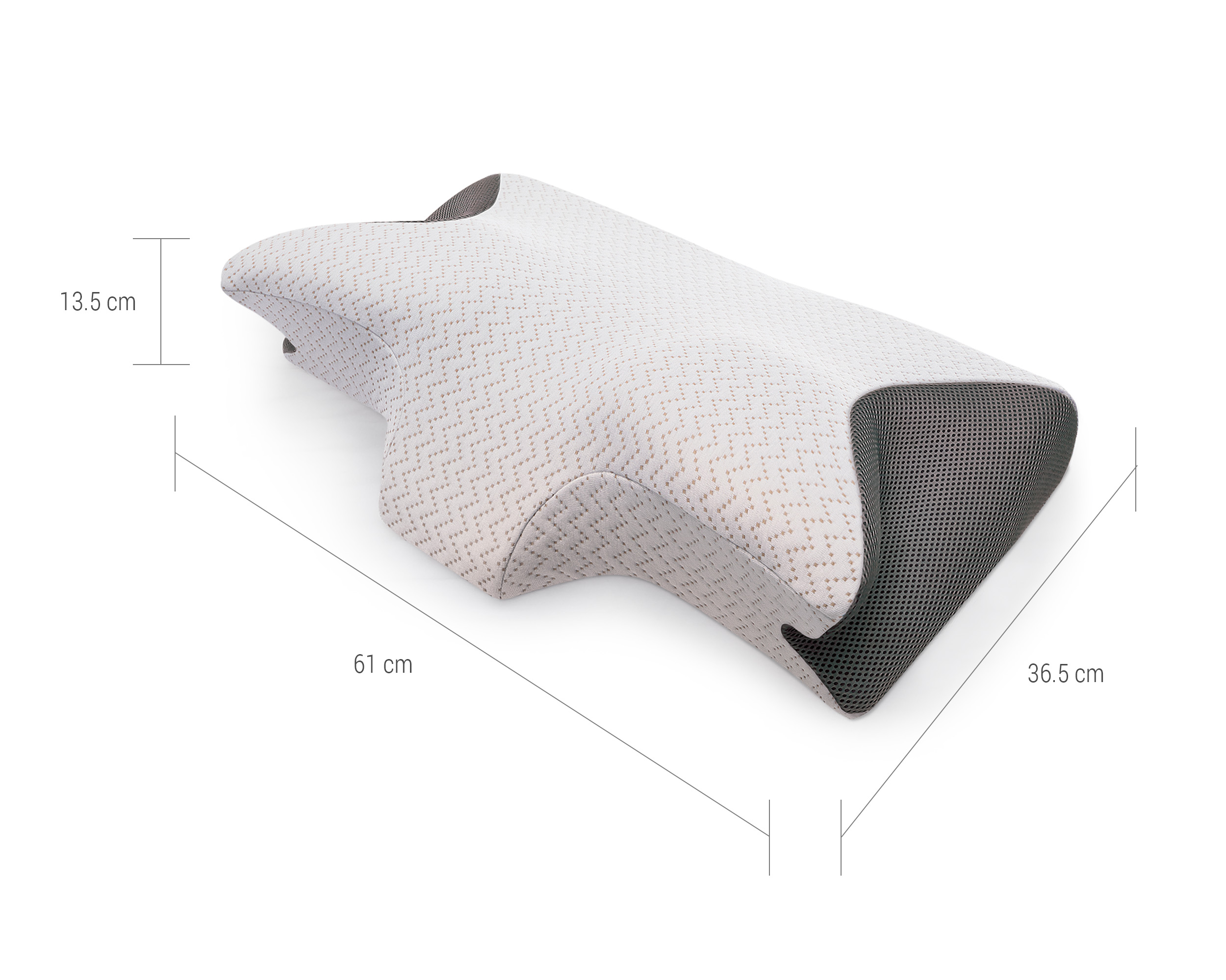 Foto 6 pulgar | Almohada Cervicalm Sognare Blanca Memory Foam