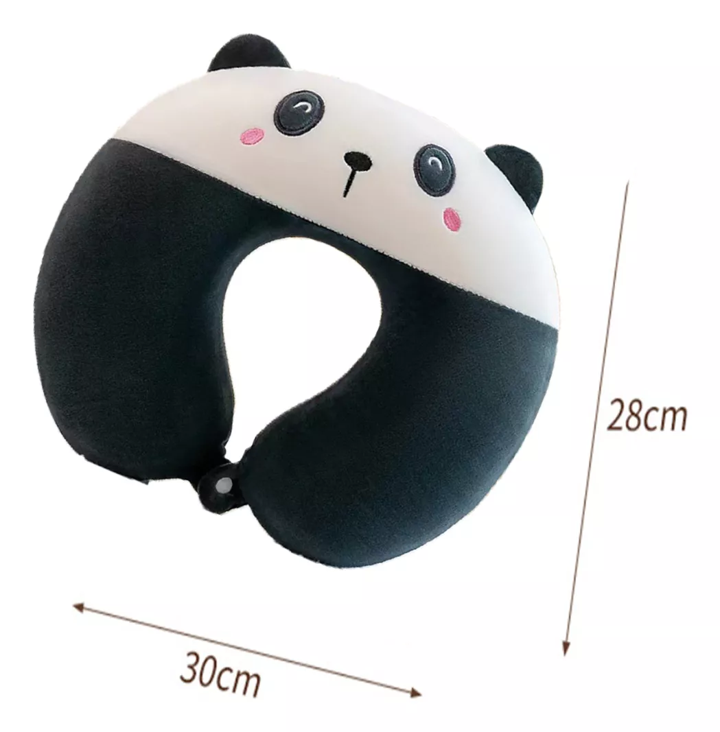 Foto 2 | Almohada Para Viaje Cuello Forma De U De Dibujos Animados Panda Gigante Eo Safe Imports Esi-18596 Multicolor